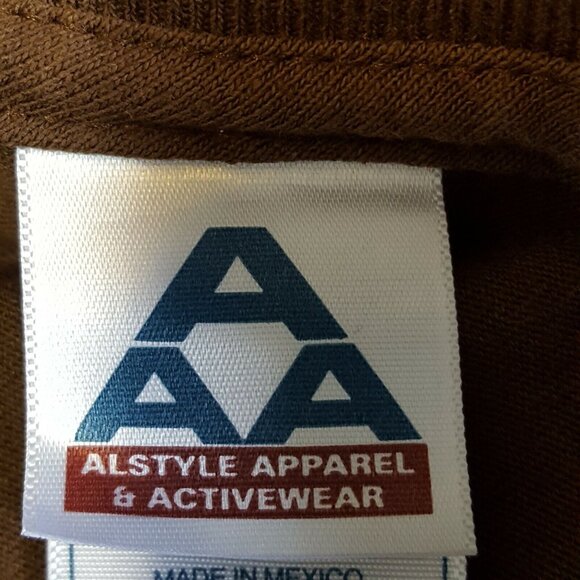 Lost Creek Outfitters Men's Shirt 2XL Eagles Brown Short Sleeve 100% Cotton Vtg - Picture 7 of 9